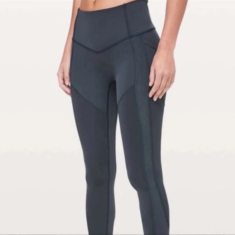 Lululemon ATRP 25” Nocturnal Teal size 6